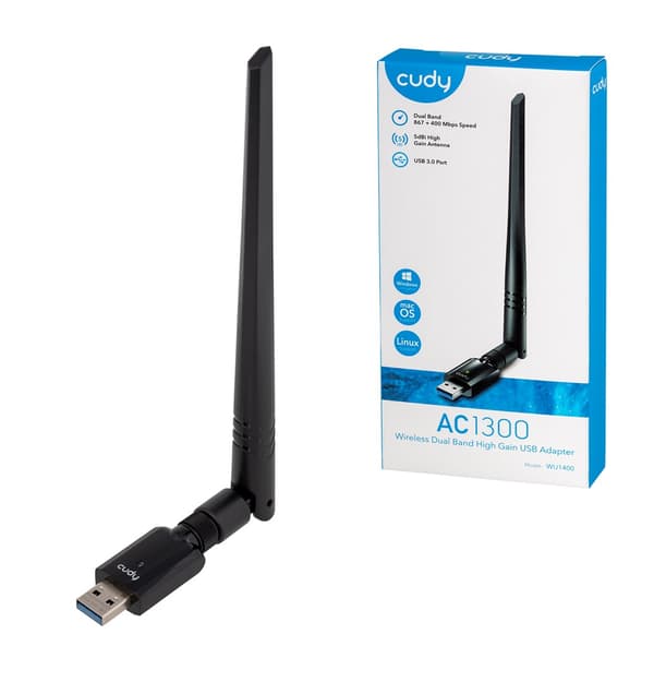 Cudy WU1400 netværkskort WLAN 867 Mbit/s