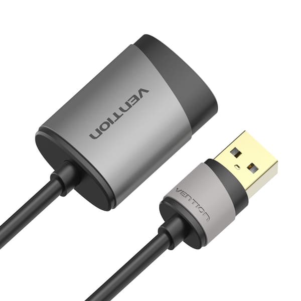 Vention USB externt ljudkort 0,15M grå metalltyp