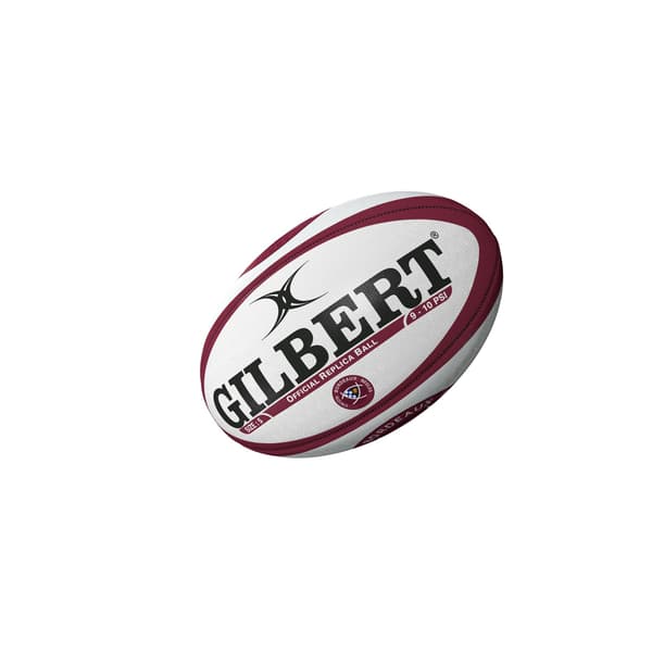 Rugbybold - Bordeaux UBB - Replika - GILBERT - Størrelse 5