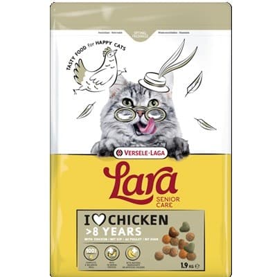 VERSELE-LAGA Lara Senior Kylling - tørfoder til katte - 1,9 kg