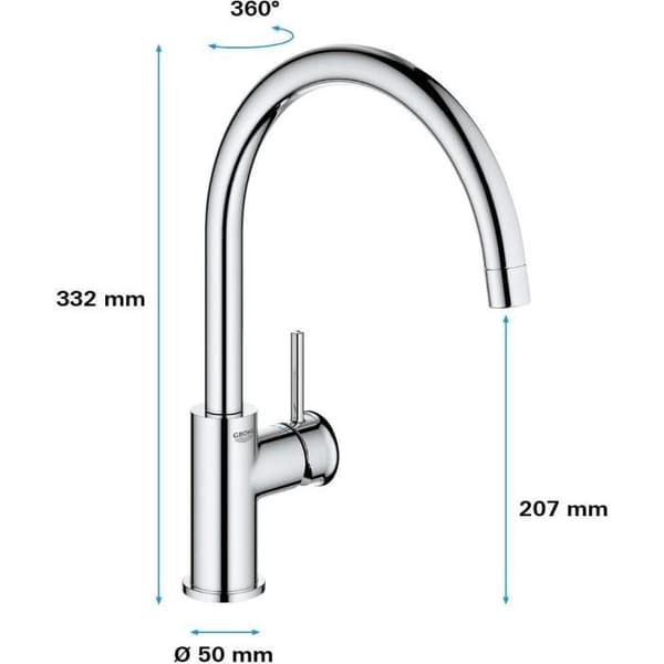 Grohe - Vask Monocommande Armatur