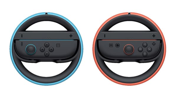 Nintendo Joy-Con 2-hjulspar Rattset 2 st Blå, Röd