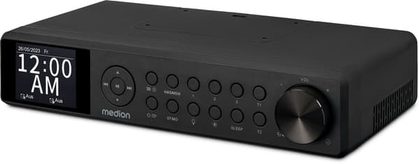 Køkkenradio - MEDION - DAB+ - 2x3W RMS - Sort