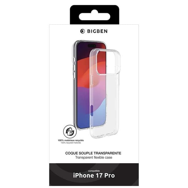 Silisoft cover - iPhone 17 Pro - Gennemsigtig