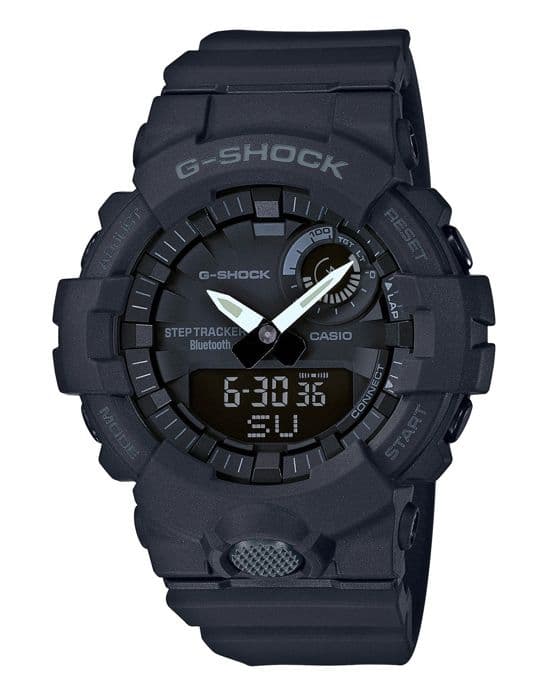 Ur - CASIO - G-Shock G-SQUAD - Herre - Sort - Bluetooth Smart - Stødsikker