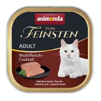 ANIMONDA Vom Feinsten Vuxen Köttblandning - våtfoder för katter - 100 g