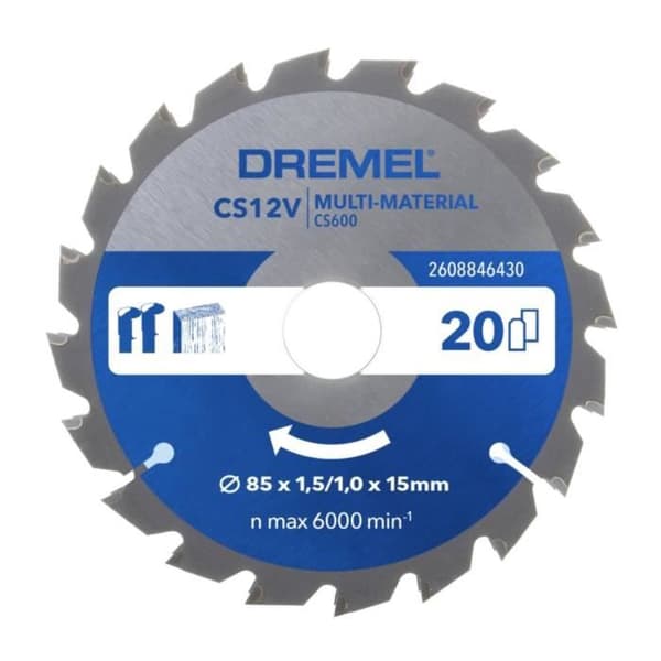 Savklinge til flere materialer til CS600 rundsav - DREMEL Blueprint