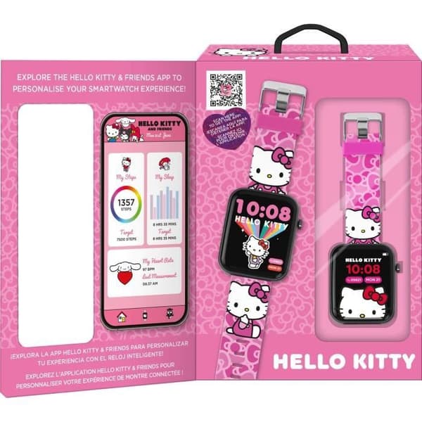 Smartklocka med Hello Kitty-app - BARNKVARTERING - HK50264