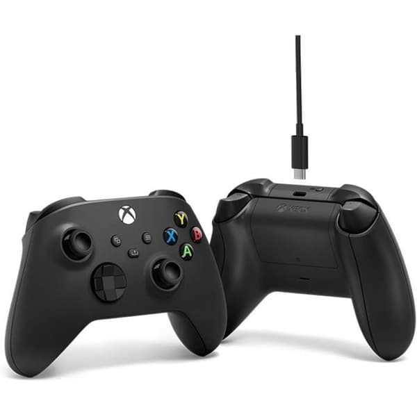Xbox Langaton Ohjain + USB-C-Kaapeli - Musta