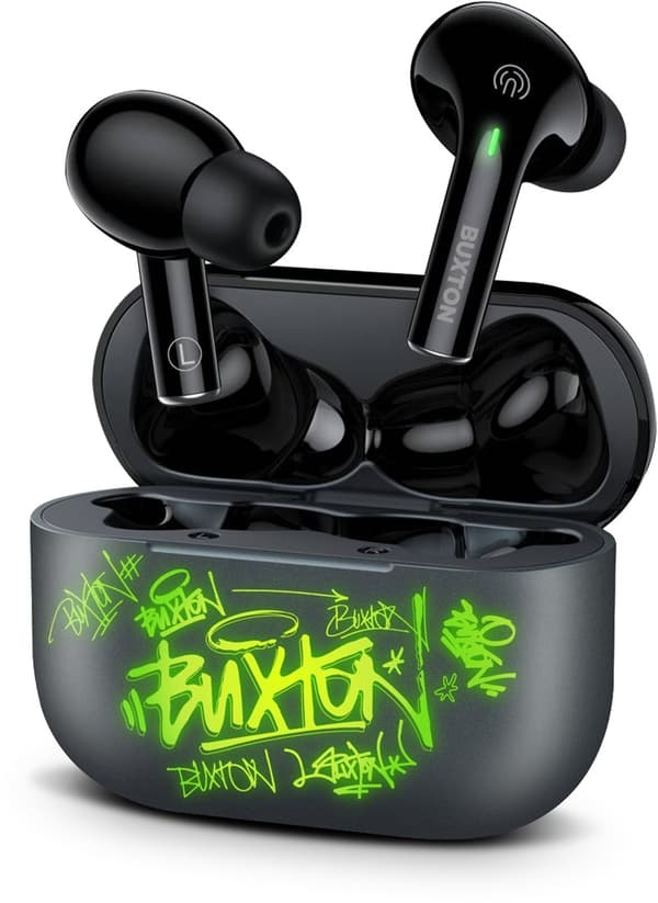 Buxton BTW4600 Grå - TWS in-ear hörlurar, grå