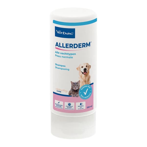 VIRBAC Allerderm normal hud - shampoo til hunde og katte - 250 ml