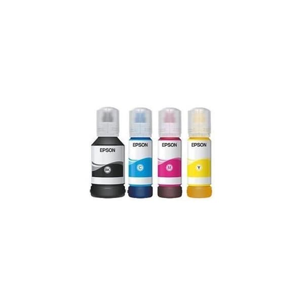 Multipack med 4 bläckflaskor - EPSON - EcoTank 113 - Svart - Gul - Cyan - Magenta