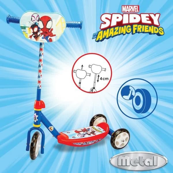 SMOBY Spidey Skateboard 3R i 3 år