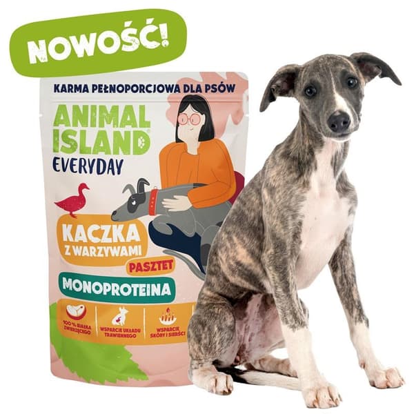 ANIMAL ISLAND Everyday Monoprotein Duck - våtfoder för hundar - 300 g