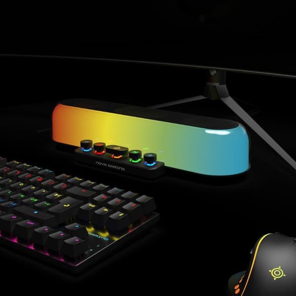Gaming soundbar - NOVA GAMING - Ursae - RGB LED - Sort