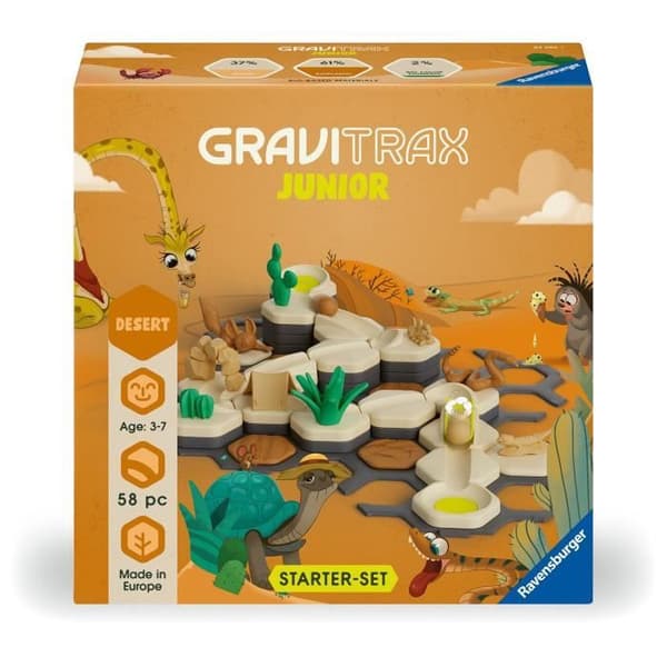 GraviTrax Junior - RAVENSBURGER - Startersæt S Dessert - 59 dele - Til børn fra 3 år