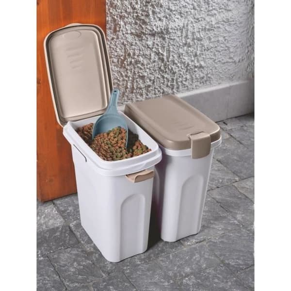 Beholder - KERBL - Kæledyrsfoder - Brun/hvid - 40l