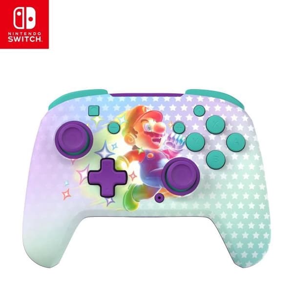 Trådløs spilcontroller til Nintendo Switch™ - TURTLE BEACH - TBC-8101-95 - Rematch™ Invincible Mario