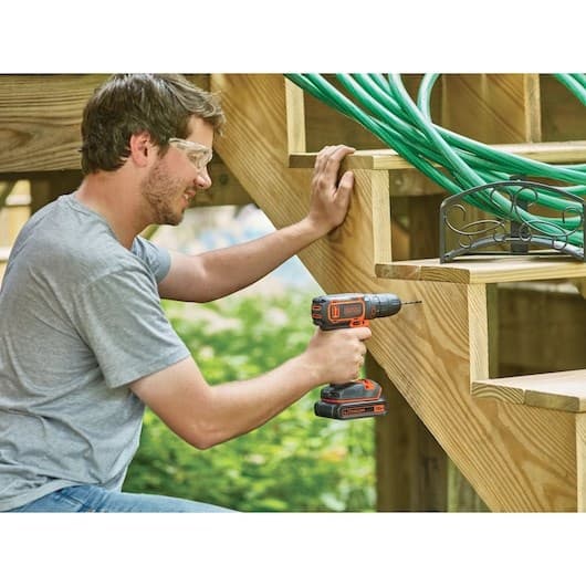 Black & Decker BDCDC18-QW boremaskine 650 o/min Sort, Orange