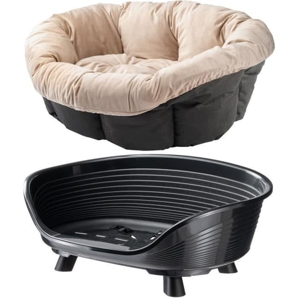 Kurv - FERPLAST - SOFA TRONE 6 - Med hynde - Sort
