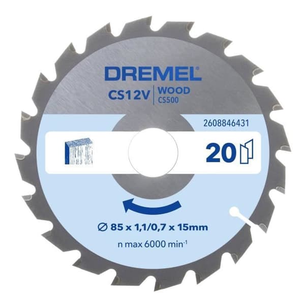 Træsavklinge til CS500 rundsav - DREMEL Blueprint