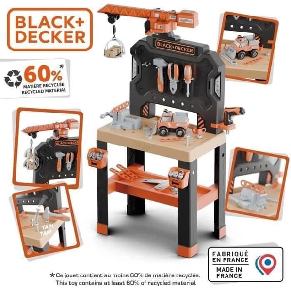 SMOBY - Black+Decker - Bricolo Builder - 3 år gammel