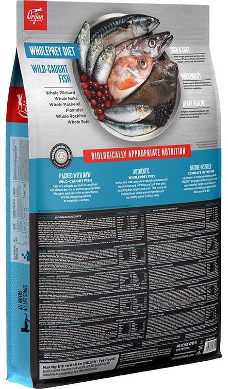 ORIJEN Six Fish Cat - tørfoder til katte - 5,4 kg