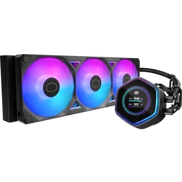 COOLER MASTER - MasterLiquid 360 Atmos II LCD ARGB - Vattenkylning AIO - 120 mm fläktar