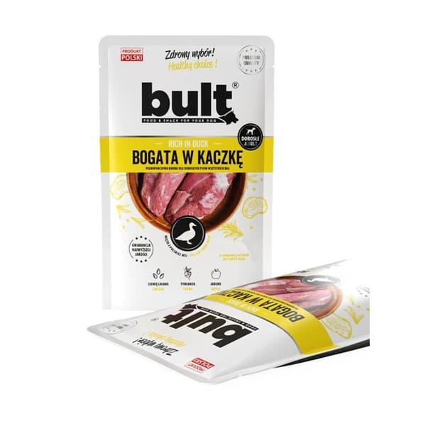 BULT Rik på anka - våtfoder för hundar - 100 g