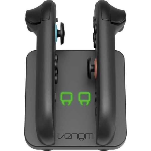 Dobbelt opladningsstation - VENOM - Til Nintendo Switch Joy-Con 2 - Sort