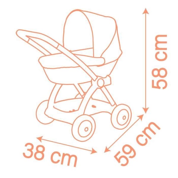 SMOBY BN klapvogne 18 måneder