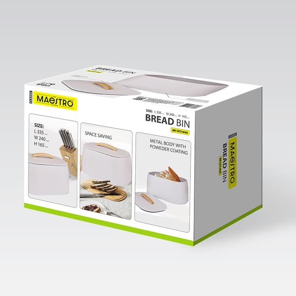 Brødkasse MAESTRO MR-1675-BEIGE Beige
