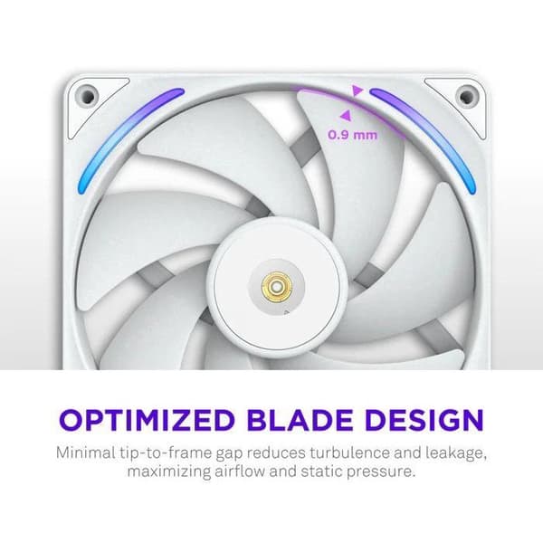 PC-blæser - NZXT - F280X Core Single Frame (RF-U28PN-W1) - Ø 280 mm