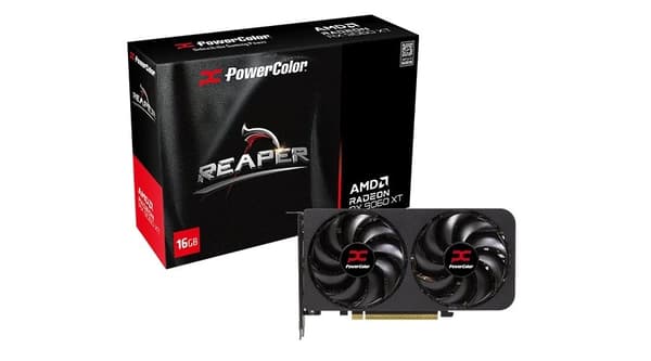 Grafikkort. PowerColor RX9060XT 16G-A