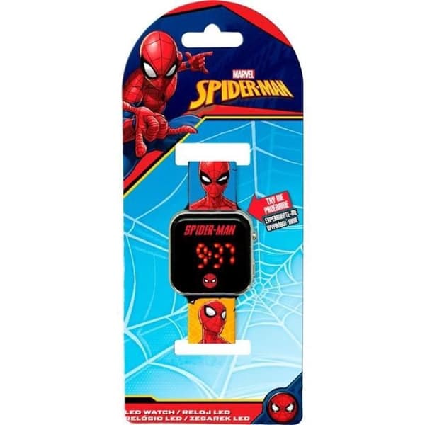 Spider-Man LED-ur - BØRNELICENS - SPD4903