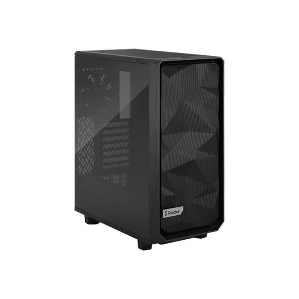 FRACTAL DESIGN - PC Meshify 2 Compact -kotelo, musta karkaistu lasipaneeli, vaalea sävy
