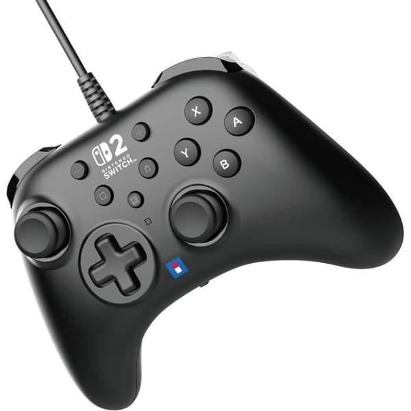 Kablet controller - HORI - Horipad - Nintendo Switch og Switch 2 - Nintendo C-knap - Programmerbare knapper på bagsiden - Sort