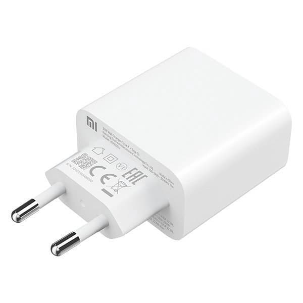 Mi 33W Typ A + Typ C mobilladdare Vit