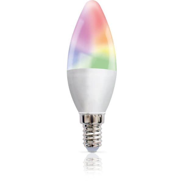Tilsluttet LED-pære - DELTA DORE - Easy Bulb - E14 - 4,8W - Farve & Hvid