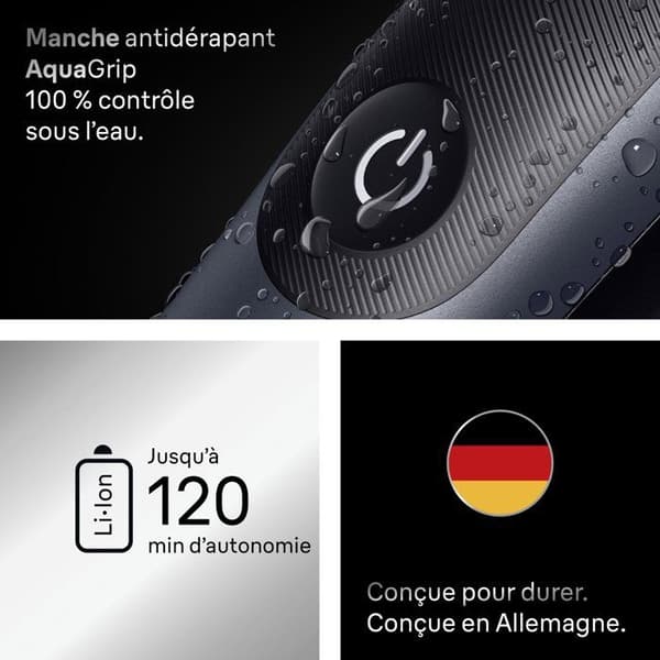 Multifunktionel trimmer - BRAUN - MGK7540 - 120 min - Vandtæt - Sort