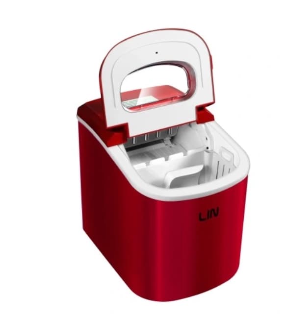 Bärbar isbitsmaskin LIN ICE PRO-R12 röd