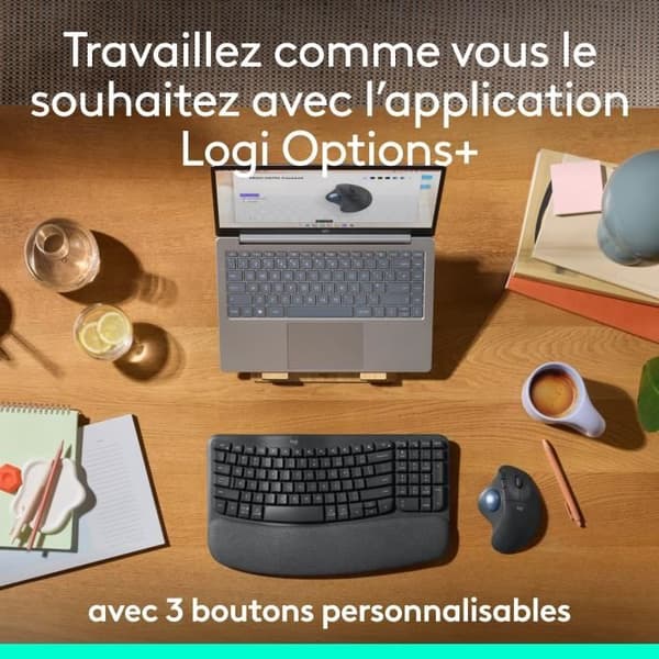 Hiiri - Langaton - Logitech - Ergo M575S - Grafiitti