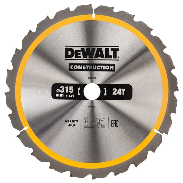 Tilbehør til rundsav DeWALT DT1184-QZ