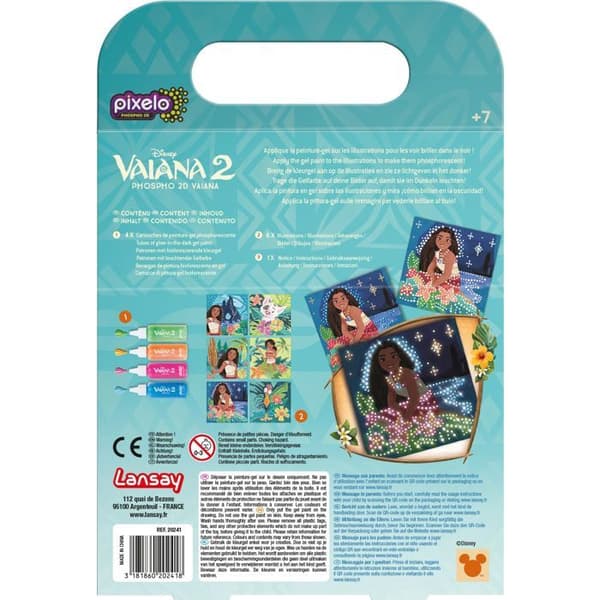 Pixelo - LANSAY - Phospho 2D Vaiana - 7 vuotta