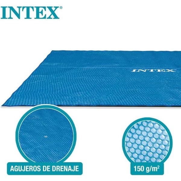 Intex rektangulær boblelagen 5,49 x 2,74 m blå