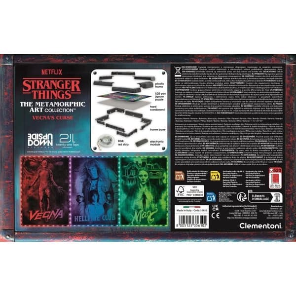 CLEMENTONI - Morphing-kollektionen - Stranger Things - Lättviktsram V2
