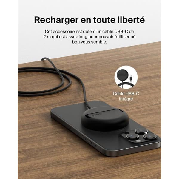 Latausalusta - BELKIN - USB-C - 15W - Musta