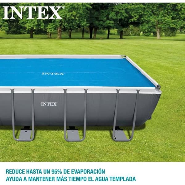 Intex rektangulær boblelagen 5,49 x 2,74 m blå