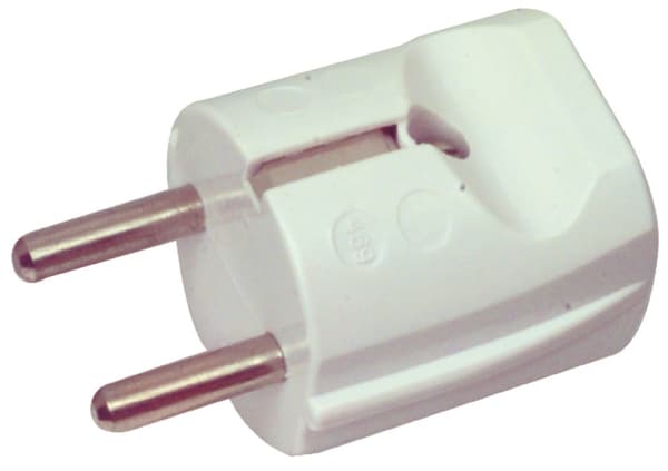 Kopp El-st003 Jordet stik Hvid