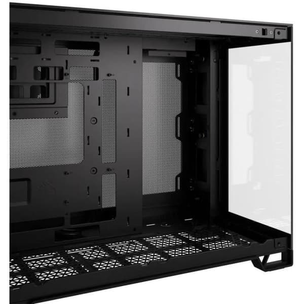 PC-chassi - CORSAIR - 2500D AIRFLOW Micro ATX Dubbelkammarchassi - Svart